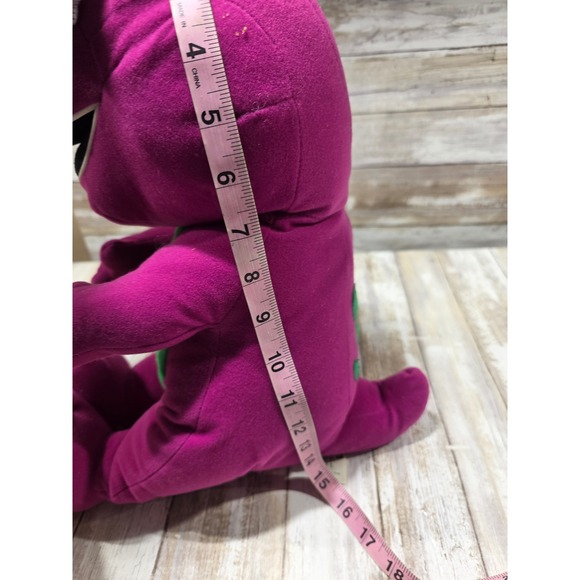 2- TLC Vintage Barney the Dinosaur Plush Set Classic and Bedtime Pajamas READ - Picture 9 of 15